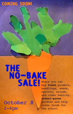 Only fresh, whole, living food at this sale!
